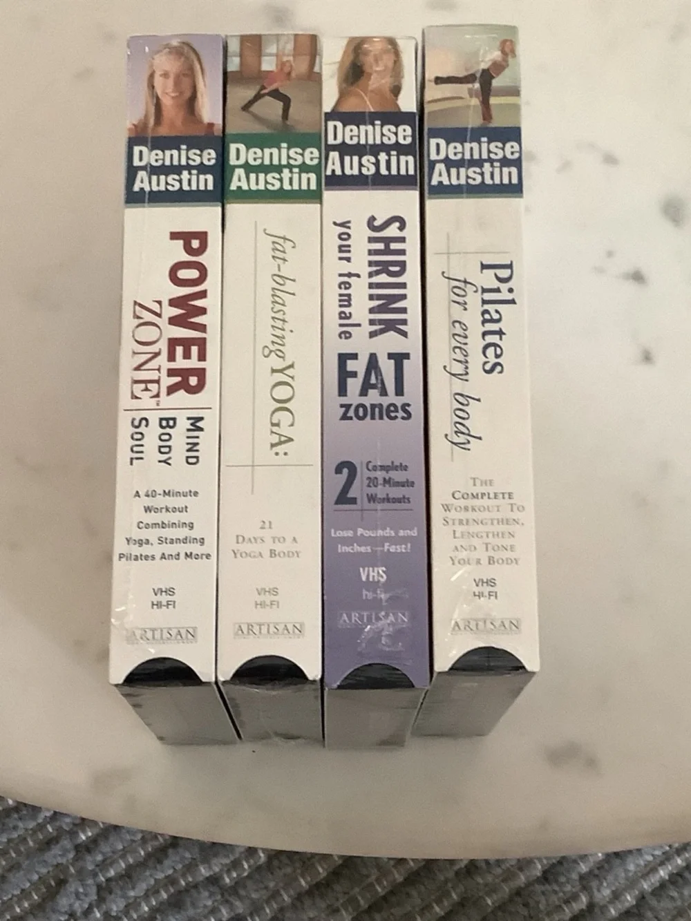 Denise Austin VHS exercise tapes